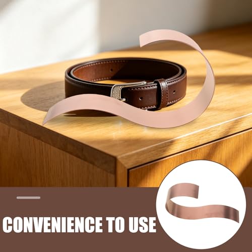 Soporte para cinturones de acero inoxidable compacto y resistente de mesa 4