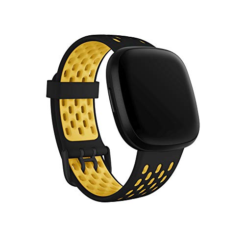 Seleek poh Fitbit Versa 3 / Versa 4 / Sense/Sense 2Ή VR ߉\ NVbNANZT[ Xgoh tBbglXXgbv fB[X Y S ubN+CG[