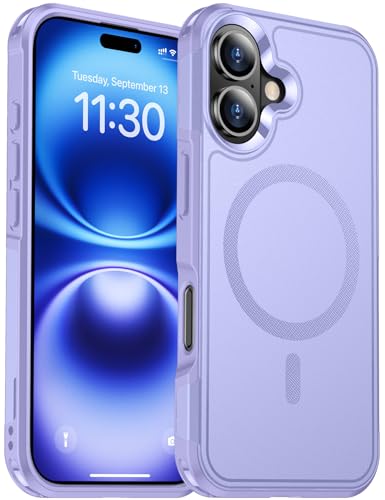 Coque violette pour iPhone 16 Magsafe idéale pour vos déplacements