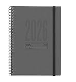 Miquelrius Nachhaltiger Tagesplaner 2026, ähnlich A5+ (155 x 213 mm), Tagesplaner, Einband aus...