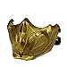 CrazyCatCos MK Game Mask, Jade/Sub-Zero/Kabal/Saibot/Scorpion/Smoke Resin Mask For Halloween Costume Accessory (Scorpion 11)