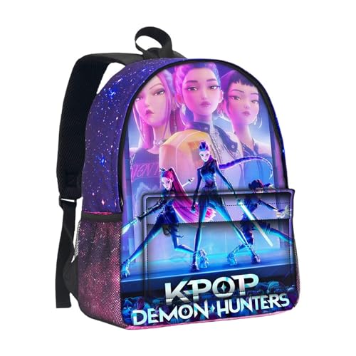 D-Demon H-Hunters Mochila para Estudiantes con Motivos Divertidos...