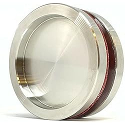 FIP Par de manijas redondas para puertas de cristal con adhesivos 3M incluidos acero inoxidable 5 cm x 5 cm x 6 mm