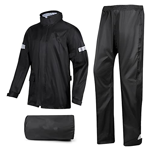 Chaqueta impermeable ligera con capucha para hombre M miniatura 1