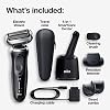 Rasuradora eléctrica Braun Series 7 7075cc para hombre con centro SmartCare, recortadora de barba, uso en seco y húmedo, recargable, inalámbrica, de lámina, color negro 3