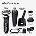 Braun Series 7 7075cc Electric Razor for Men with SmartCare Center, Beard Trimmer, Wet & Dry, Rechargeable, Cordless Foil Shaver, Black