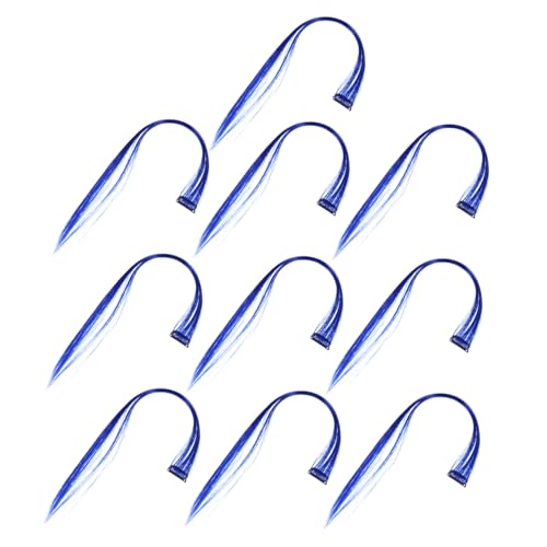 Extensions de cheveux raides mèches décoratives FOMIYES pack de 30 pièces