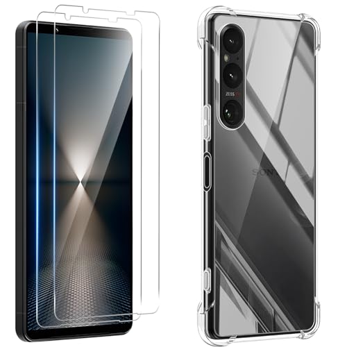 Ή Xperia 1 VI SO-51E tC (Q) + P[X GNXyA 1 VI KXtC tیtB KX EhGbWH dx9H Uh~ 0.26mm 3D TouchΉ x  wh~ 