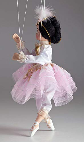 Czech Marionettes, Ballerina Rosie – String Puppet Hand-Made, Hand Painted, Casted, Beautifully Detailed Sewn Costume, Ideal For Collectors Or Theater Performances, Perfect Decoration, 13 Inches #TOP2