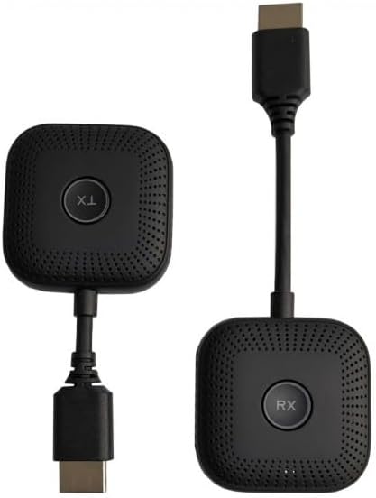 Coverzone Kablosuz HDMI Verici Alıcı Kiti | Wireless HD Transmitter Receiver | 1080P 60Hz Görüntü Aktarımı | TV, Projeksiyon, Notebook, PC ile Uyumlu - S1 HDMI - Görsel 1