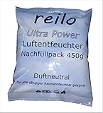 Maße : ca 14 x 13 x 3,5 cm 24x 450g Ultrapower Luftentfeuchter Raumentfeuchter Granulat (Calciumchlorid) im Vliesbeutel, Nachfüllpack
