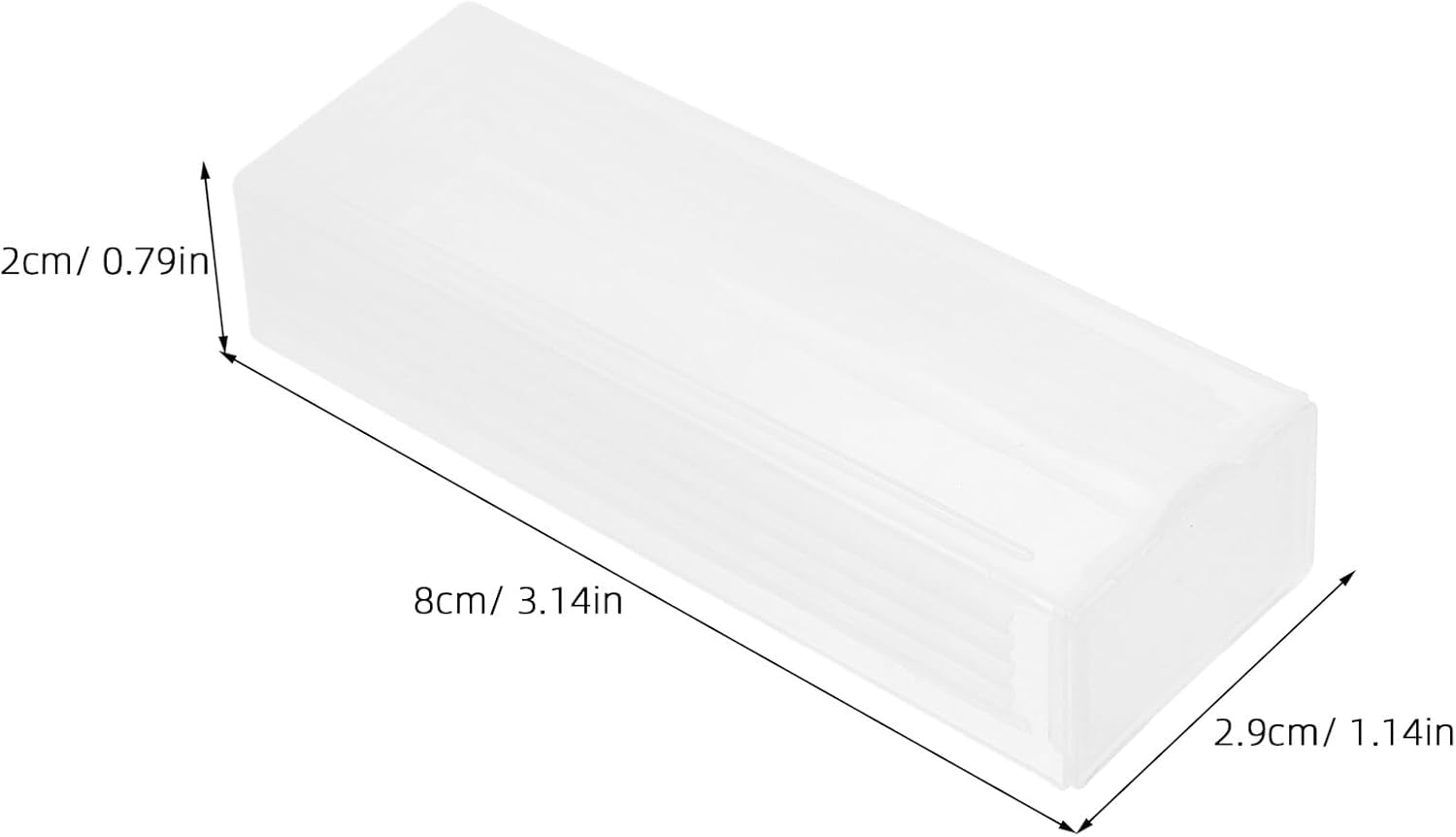 Plastic Microscope Slide Staining Jar 5-slot Wide Holder Rack for Laboratory Slide Storage and Sample Processing for Scientific Use