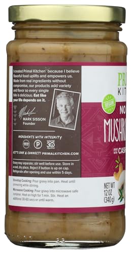 Primal Kitchen Organic Mushroom Gravy, 12 OZ - Thumbnail 6