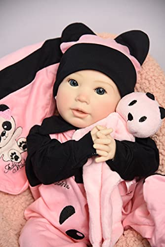 Bebe Reborn Pandinha Fada Boneca Realista Menina
