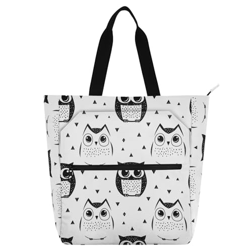 Sac fourre-tout pour enfants motif hibou contre la perte des affaires