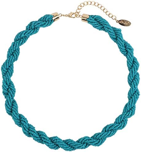 Collana Bocar Con Pendente - Modo Teal E Royal Blue, Lunghezza 47 Cm, Regalo Ideale - Foto 7