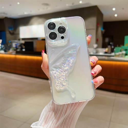 Coque dream butterfly pour iPhone 12 Pro Max protection transparente mignon