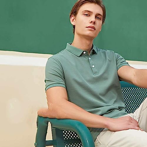 Polo à revers cool homme évite la chaleur avec ce t-shirt d'été uni