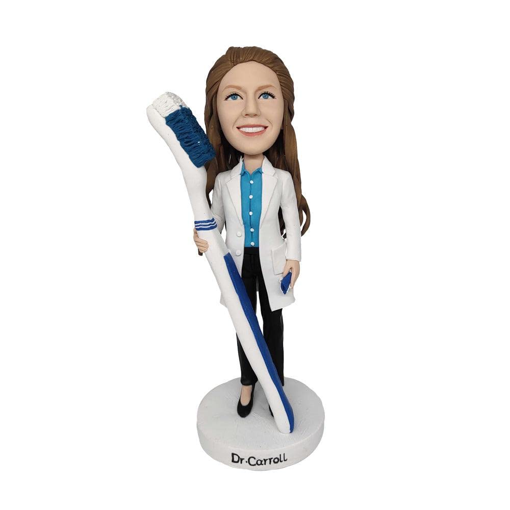 Figura de Cabeza Bobble Personalizada, muñeca Personalizada, Figuras de Cabeza Bobble Hechas a Mano, Escultura Personalizada Regalo para Mujer
