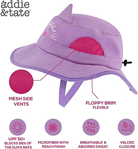 Kids Sun Hat for Girls & Boys with UV Protection- Toddler Beach Hat for Fishing Safari Play Hat with Sunglasses(2-14 Years)3