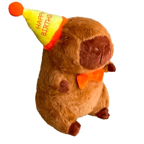 Capivara de Pelúcia Aniversario Brinquedo Presente Natal Crianças Menino e Menina Bicho de Pelúcia (