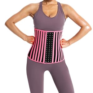 Waist Trainer for Women,Body Shaper Waist Trimmer Belt Latex Sauna Sweat Absorbing Corset