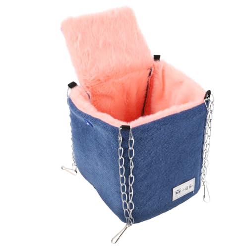 COLLBATH Cómoda Cama para Animales Pequeños Cama para Conejillos de Indias Casa para Pájaros Jaula Hamaca Nido Cálido