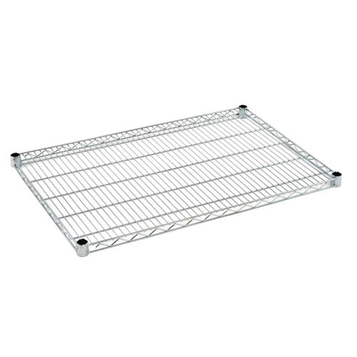 Sandusky WSHELF2436-C Extra shelf for Chrome Wire Shelving, 800 lb. Load Capacity, 1