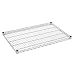 Sandusky WSHELF2436-C Extra shelf for Chrome Wire Shelving, 800 lb. Load Capacity, 1" Height x 36" Width x 24" Depth