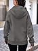 Trendy Queen Womens Zip Up Hoodies Fleece Jackets Oversized Sweatshirts Fall Fashion Outfits Sweaters Winter Clothes DarkGrey M