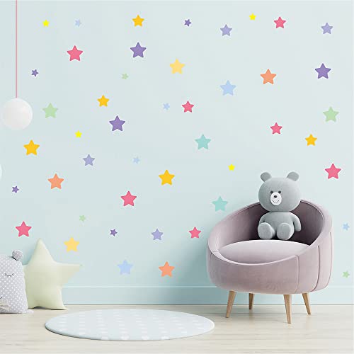 150 stickers decorativos de estrellas en vinilo removible miniatura 7