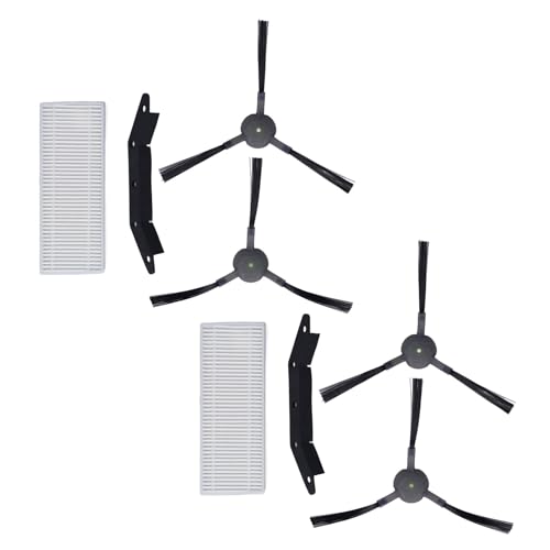 Side Brush Filter Scraper for Sweeper Replacement Set Vacuum Cleaner Parts Made with Fiber ABS