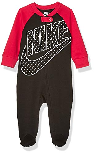 Image of Nike baby-girls Sportswear Graphic Footed Coverall