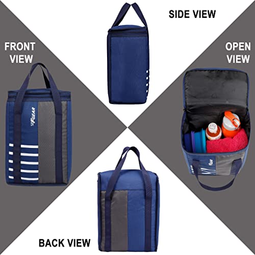 Image of F Gear Munch Navy Grey Lunch Bag (4224)