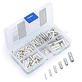 BREITE GRÖßENPALETTE - Unser Set enthält unisolierte Stoßverbinder für Kabel mit einem Querschnitt von 0,25 - 10 mm².