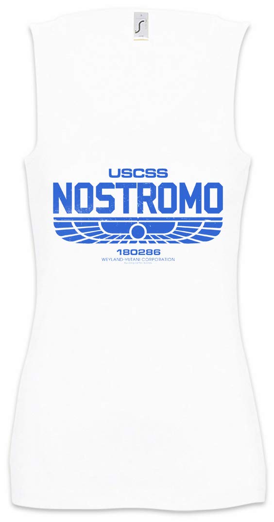 Urban Backwoods Women's White Uscss Nostromo Ii Tank Top Gym Shirt Size Xl