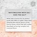Pride of India- Himalayan White Salt Fine Grind 2.2 lbs (997.90 gm)- Rarest & Enriched W/84+ Natural Minerals- Low Sodium- Mineral Rich Nutrition and Enhanced Taste- Healthier Table Salt Substitute