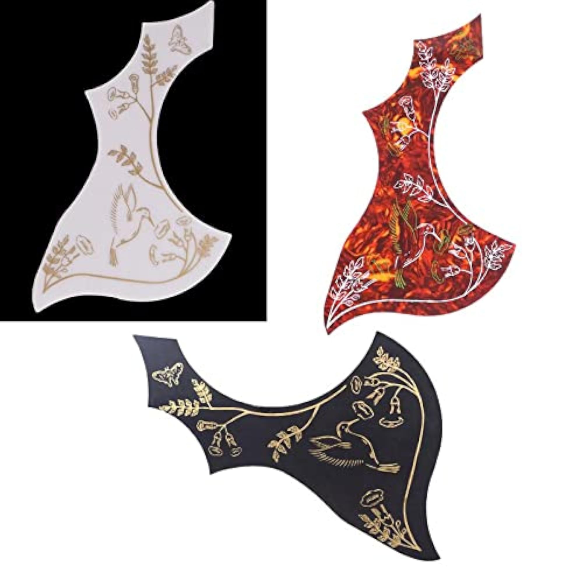 Left Handed Acoustic Guitar Pickguard Anti-Scratch Plate Red