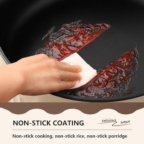 Olla Eléctrica 6L con División y Tapa de Vidrio, 1350W, Antiadherente miniatura 6