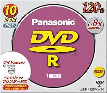 Amazon.co.jp: パナソニック DVD-Rディスク1~8X高速対応片面120