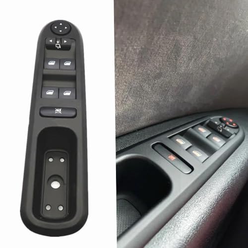 Commande lève-vitre 407 SW bouton électrique réactif pour panneau 6554.ER - 6