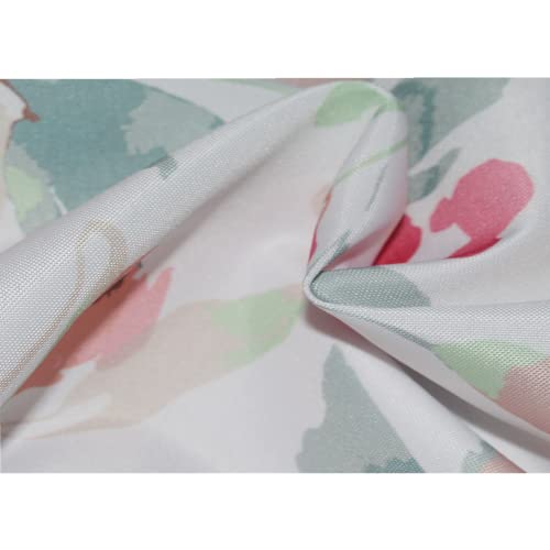 GONOVE Shower Curtain 200 x 200cm Mildew Resistant Waterproof Thicken Polyester Fabric Rose Flowers Bathroom Shower Curtain Liner Long Washable Bath Curtain with Hooks - Image 2