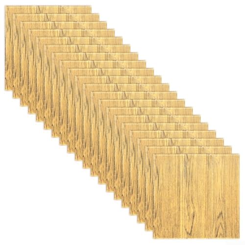 Azulejo autoadhesivo 3D, calcomanías de pared de ladrillo de piedra, paneles de espuma suave, decoración del hogar para cocina, dormitorio, sala de estar, 20 piezas de espuma de algodón (amarillo)