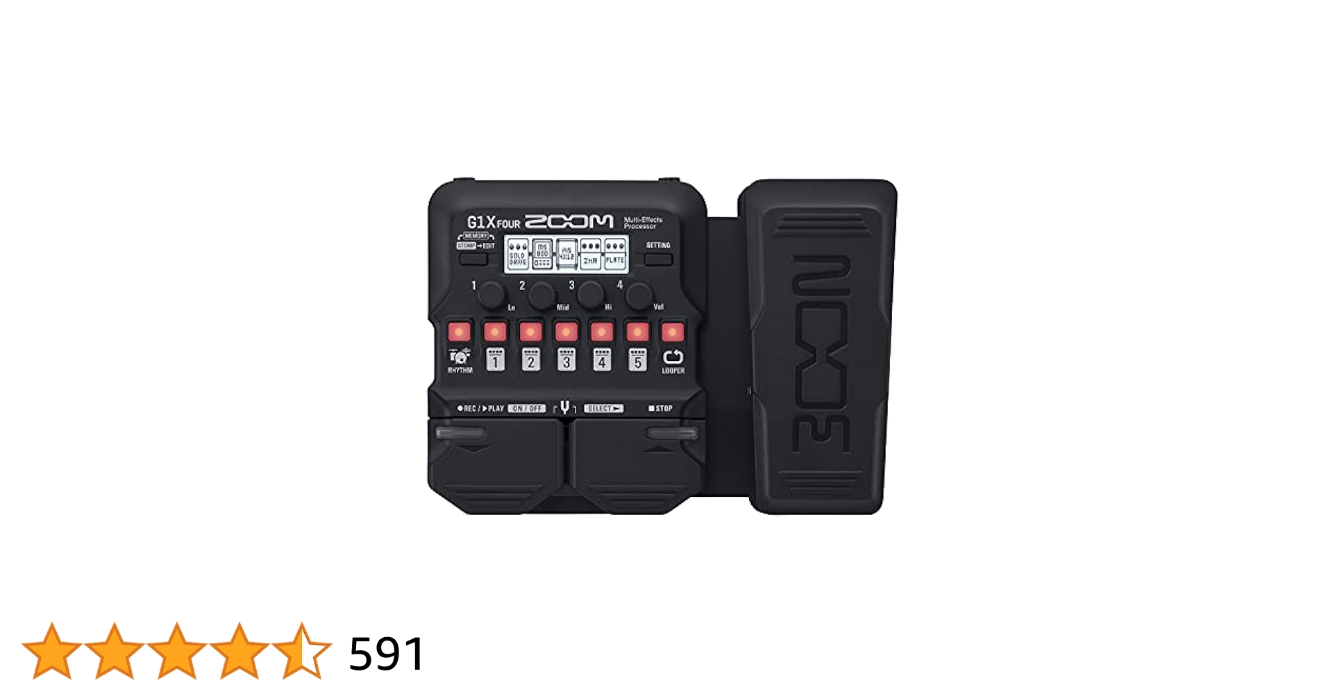 Amazon.co.jp: ZOOM ズーム G1X FOUR ギター用マルチ