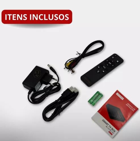 Smart TV Box/Fire Stick 4K Ultra HD, 2GB RAM, 16GB Armazenamento, HDMI, Preto
