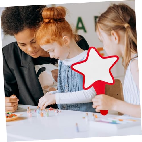 Pizarra borrable con forma de estrella roja para puntuación miniatura 4