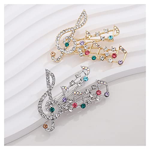 Broche notes de musique et violon, l'accessoire idéal pour vos soirées de gala - 3