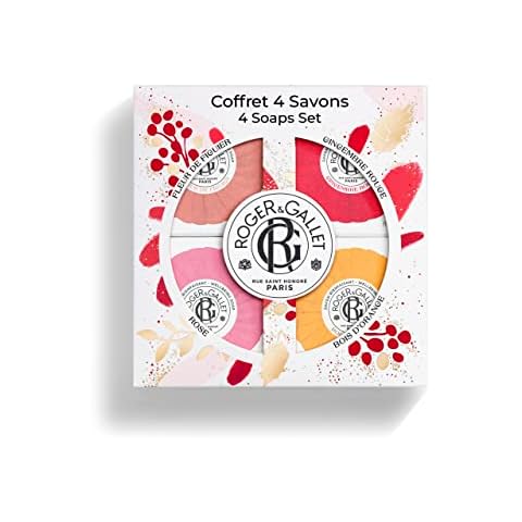 ROGER & GALLET & Gallet Soap Gift Set: Rose, Fleur de Figuier, Bois d'Orange, Gingembre Rouge (4 x 50g) Cover