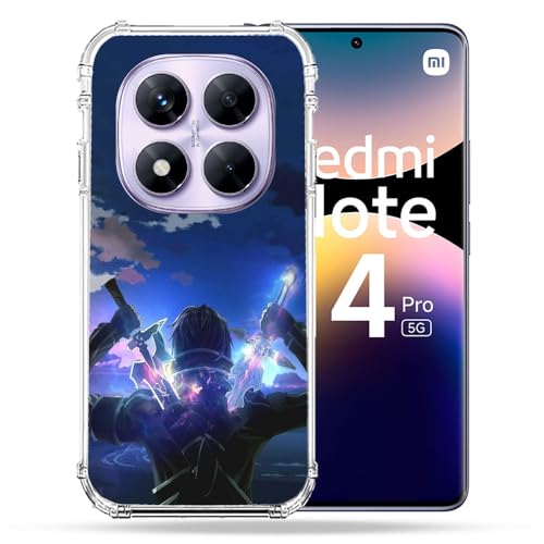 Coque Xiaomi Redmi Note 14 Pro 5G SAO Manga pour le Quotidien