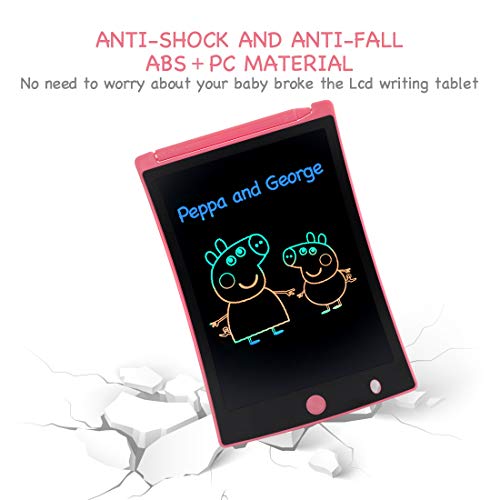 Orsen LCD Writing Tablet, Toys for 3-6 Year Old Girls, 8.5-inch Doodle Board Drawing Tablet, Girls Gifts Toys for 3 4 5 6 7 Year Old Girls Boys(Pink) - Thumbnail 6